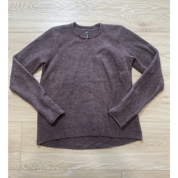 KUHL Women’s Small Long Sleeve Sweater Purple Eggplant Super Soft Stretch Knit S - Picture 1 of 8